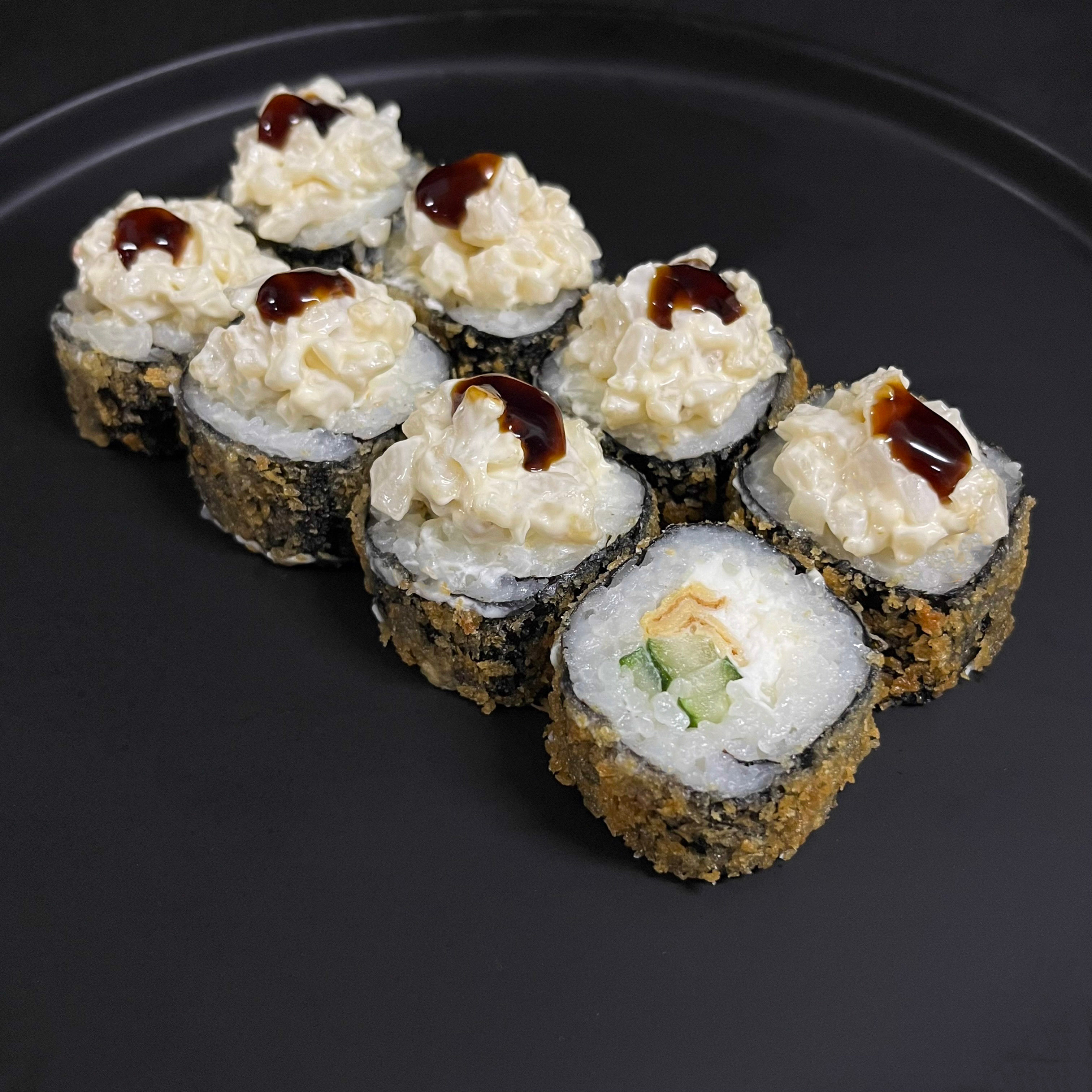 	Темпура со сливочно-чесночным кальмаром