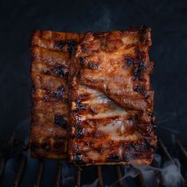 Свиные рёбра в соусе BBQ