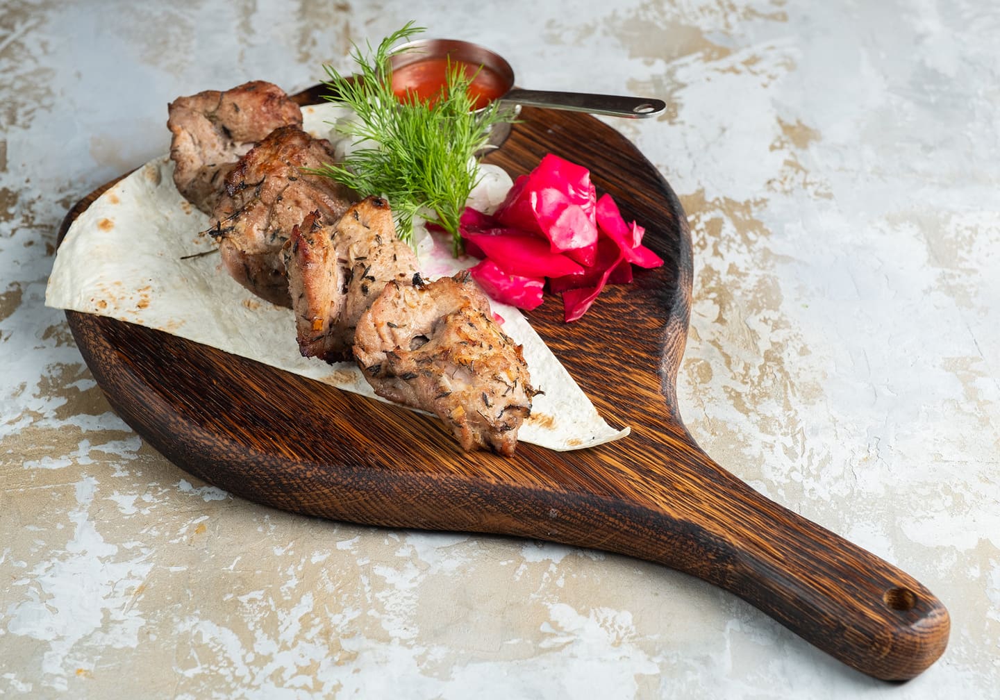 Шашлык из бедра курицы