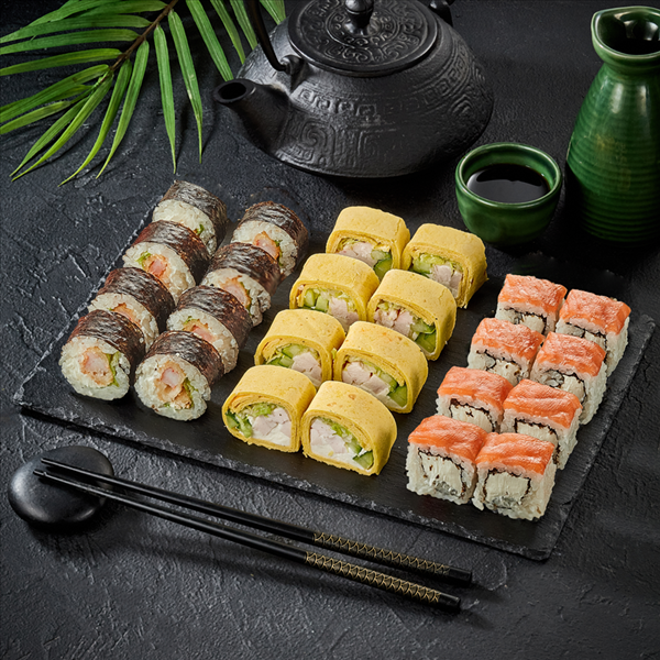 Сет Хороший (Соус-1. Имбирь-1. Васаби-1.)