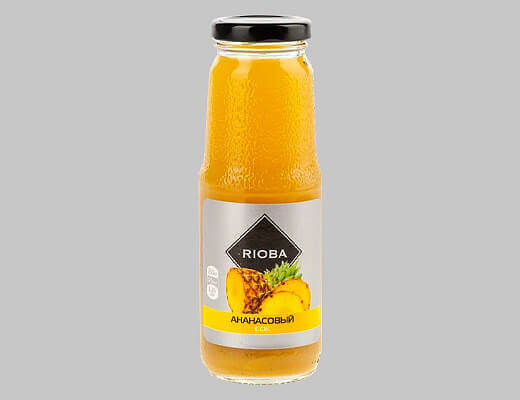 Rioba Сок ананасовый, 0,25 л