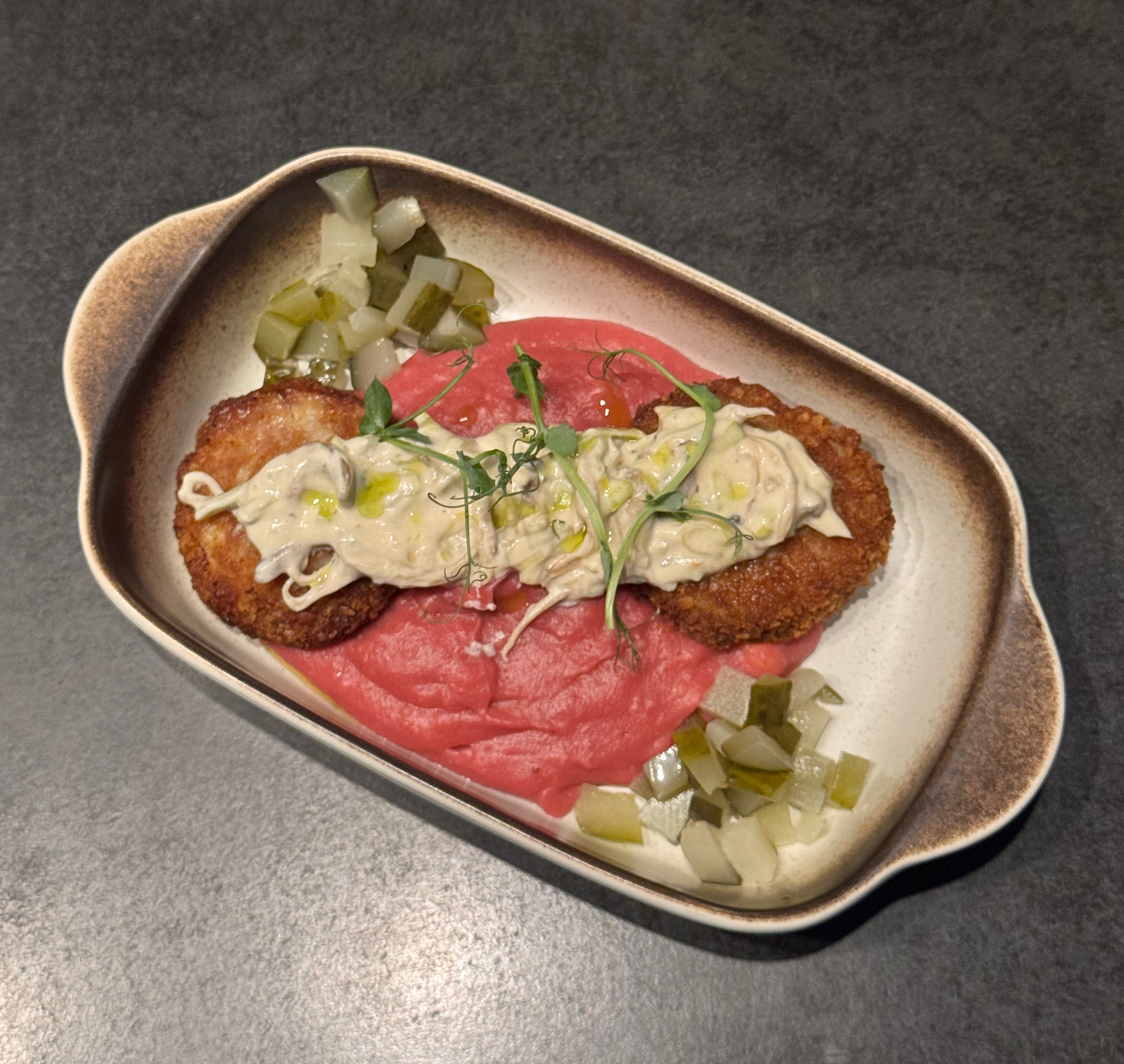 Куринные котлетки с картофельным пюре