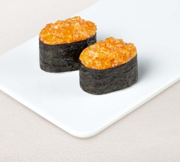 Суши Острый Лосось 2 шт