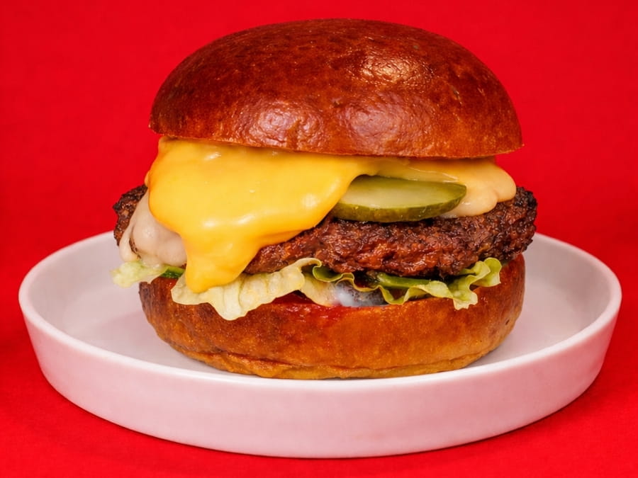 Бургер сырно-грибной