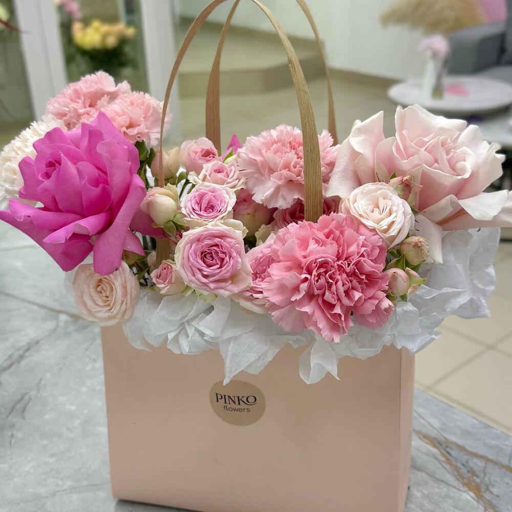 Сумочка с цветами «нежность»