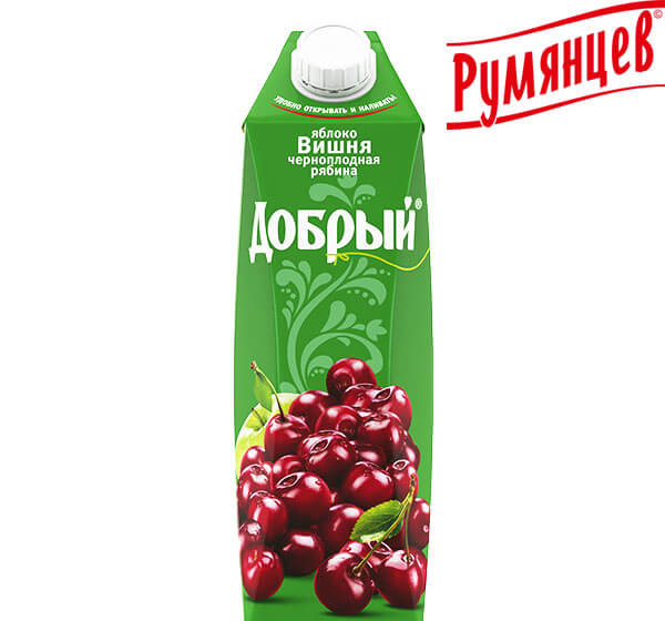 Сок Добрый Вишня 1 л