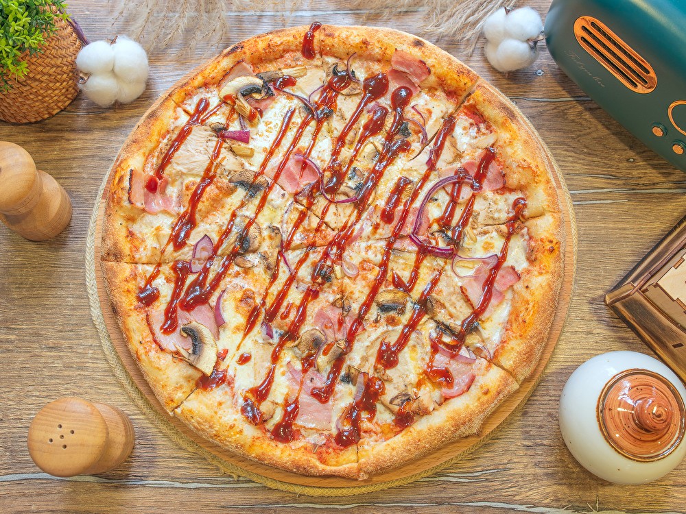 Пицца «Бодрый папа» 35 см