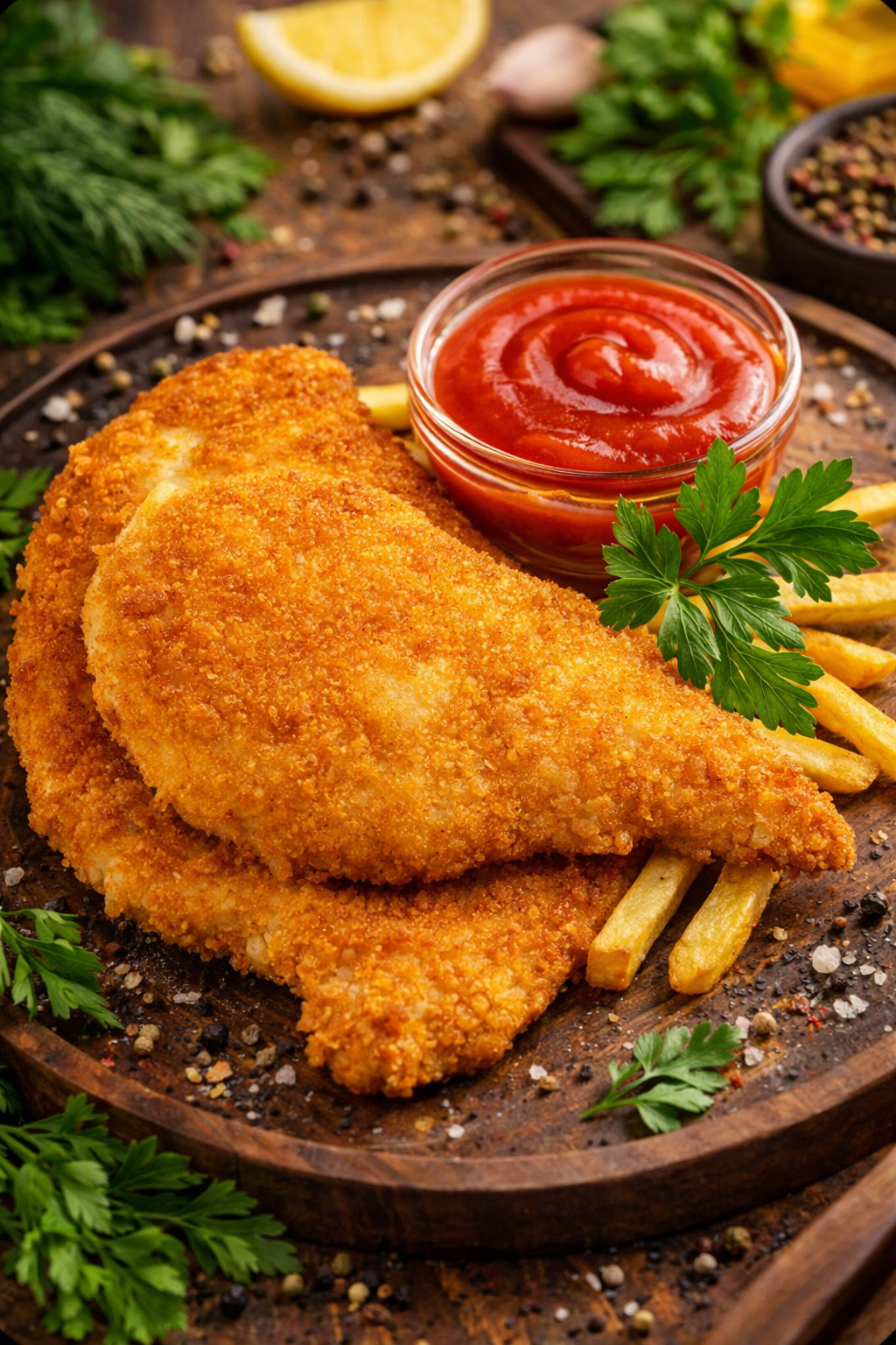 Куриная грудка в панировке