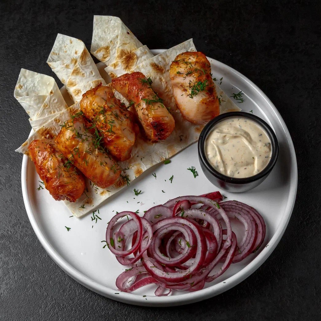 Шашлык из бедра курицы (200 гр)