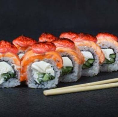 Запеченный ролл Филадельфия