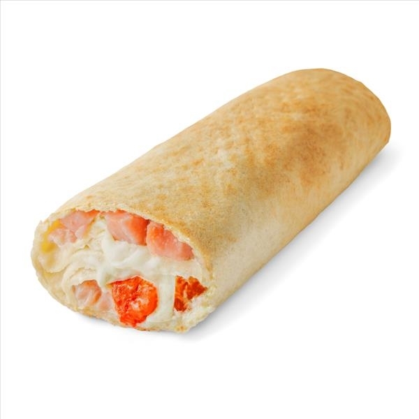 Ролл с лососем и соусом песто