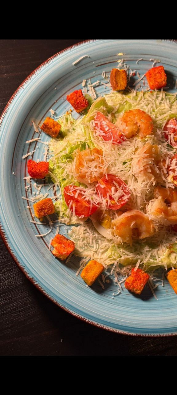 Цезарь с креветками