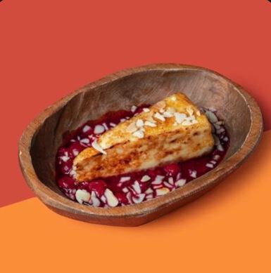 Чизкейк в горячей карамели