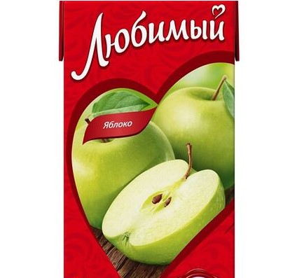 Нектар Любимый яблоко осветл. 950мл