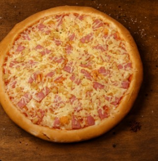 Гавайская с ветчиной 25см