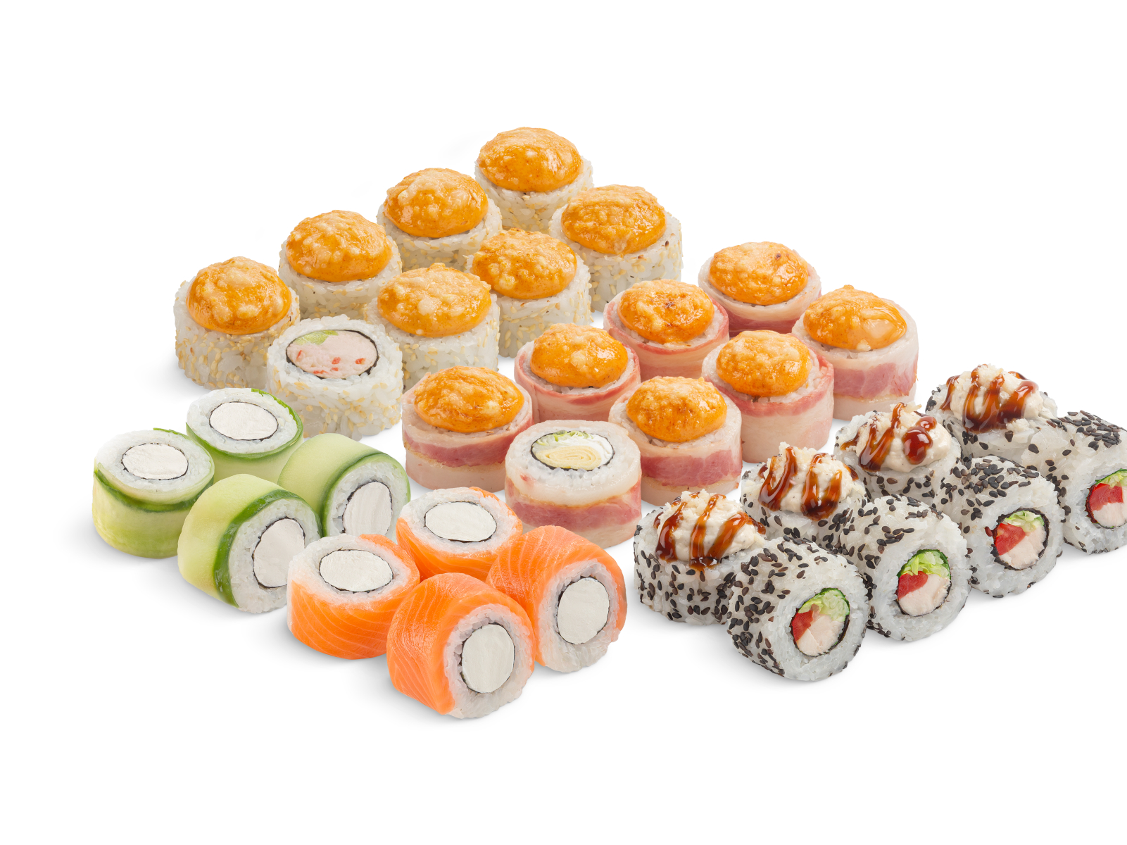 Сет Интересный с белым соусом