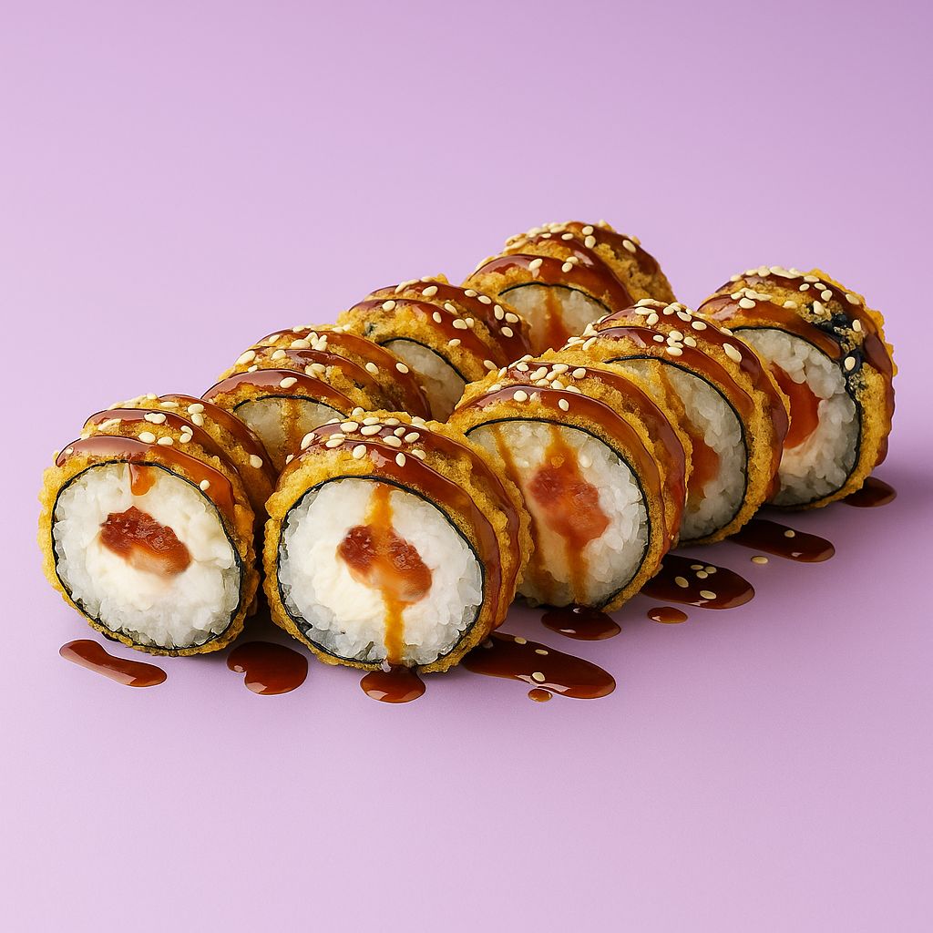 Сливочный угорь темпура