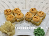 Запеченный Калифорния L в чипсах