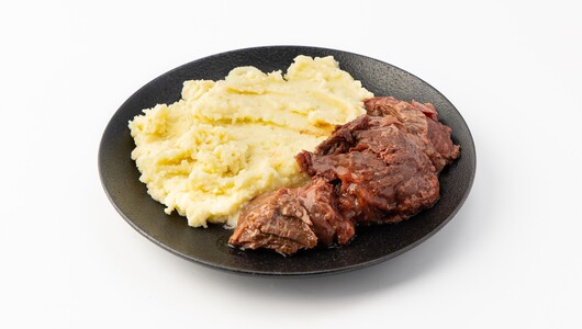 Щечки томленые с картофельным пюре, 340 г.