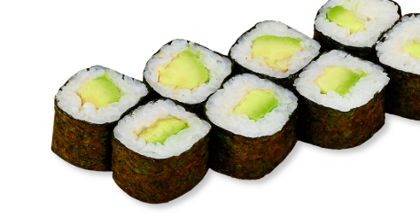 Хосомаки авокадо