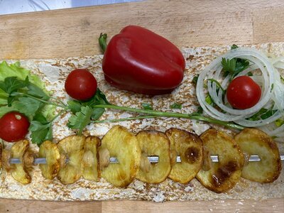 Картошка с салом