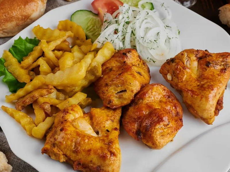 Шашлык из куриной грудки