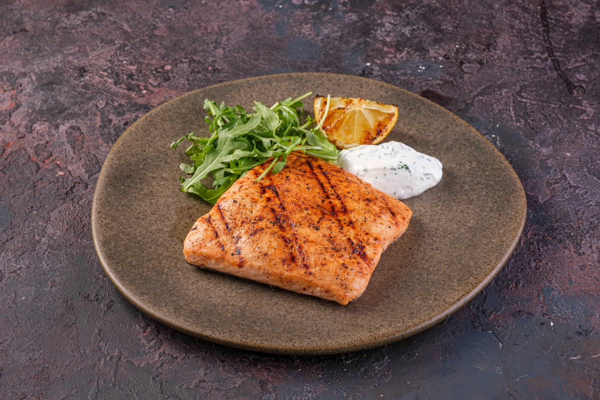 Стейк из лосося