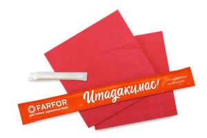 Палочки, салфетки, зубочистка