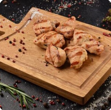 Мякоть индейки на мангале