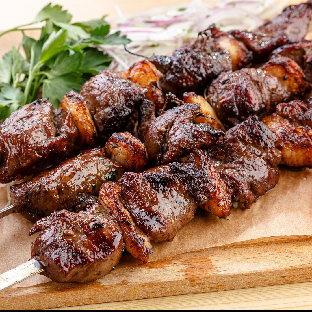 Печень с курдюком