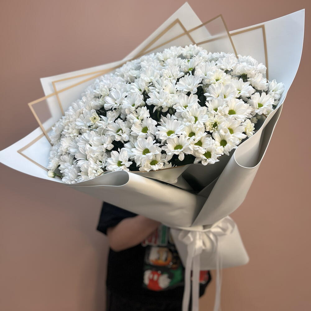 Букет гигант из нежных ромашек