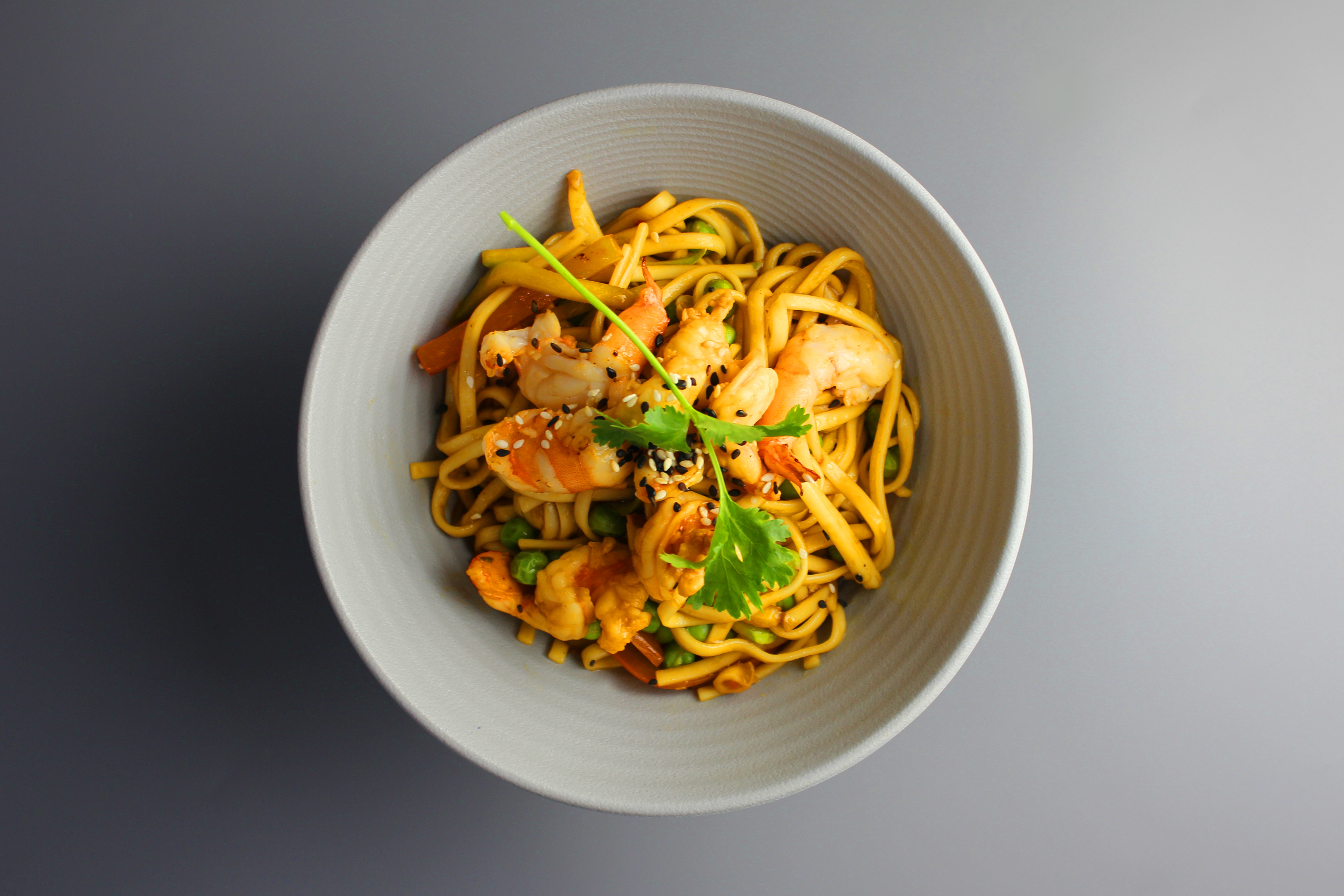 ЛАПША С КРЕВЕТКАМИ 