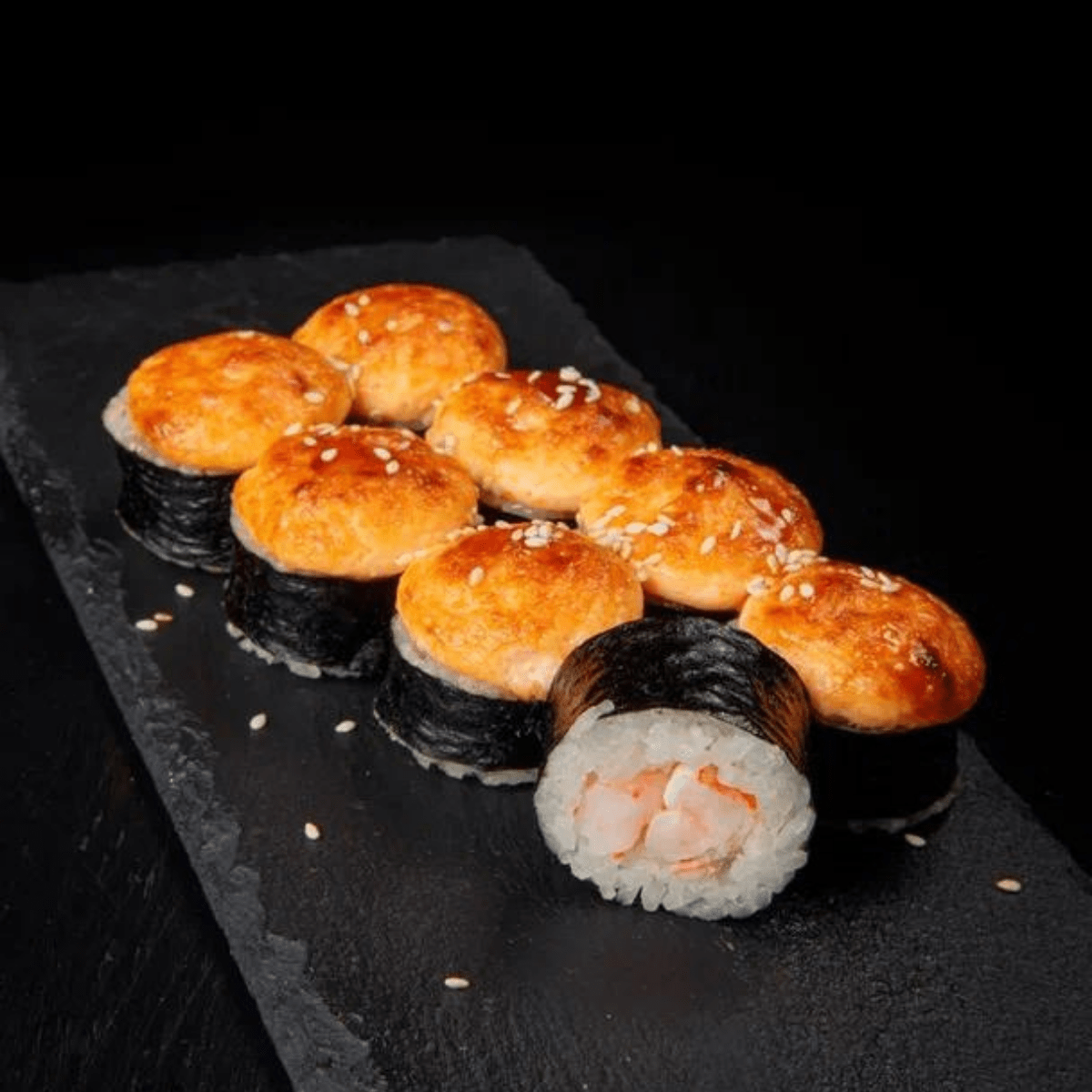 Запеченная классика с креветкой