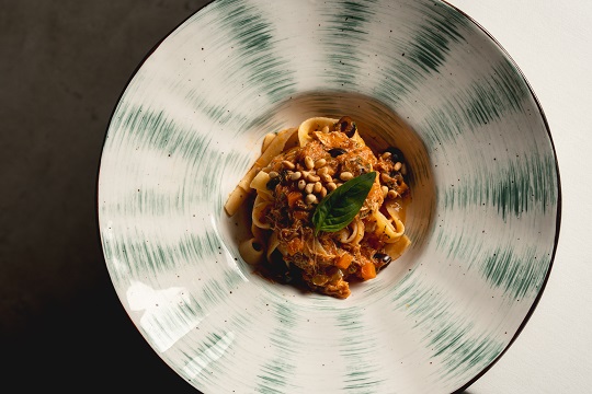 Тальятелли с рагу из кролика