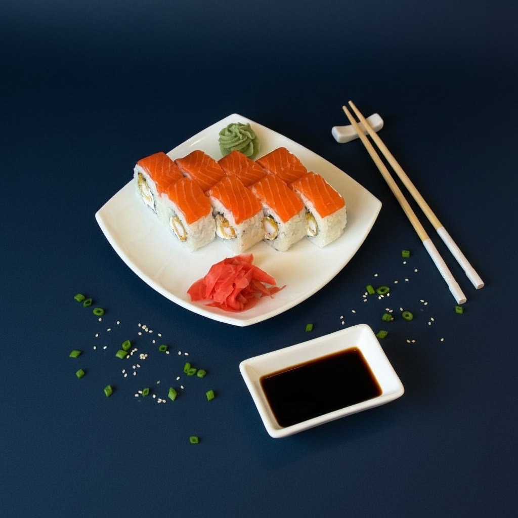 Филадельфия с креветкой темпура