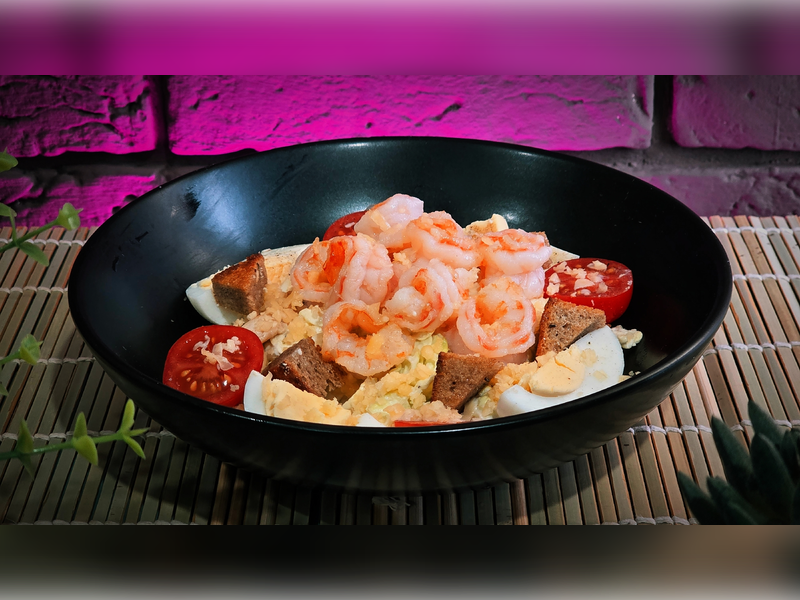 Цезарь с креветками