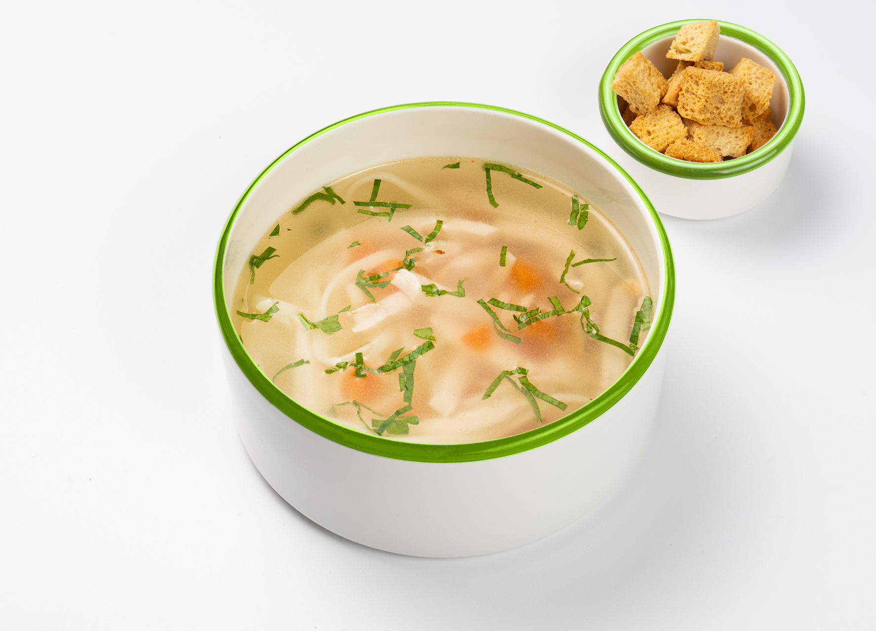 Суп куриный с лапшой