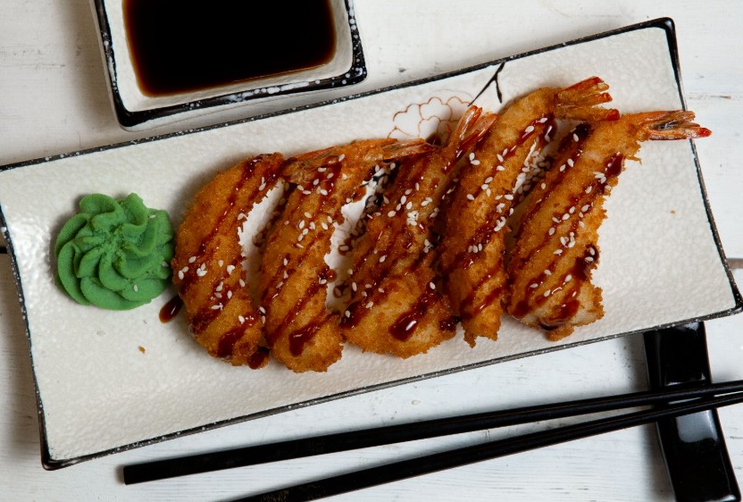 Креветки в кляре