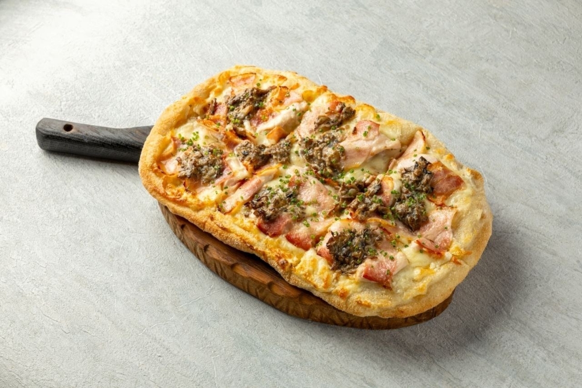 Грибной жульен Цыпленок Бекон