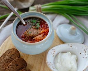 Борщ с говядиной