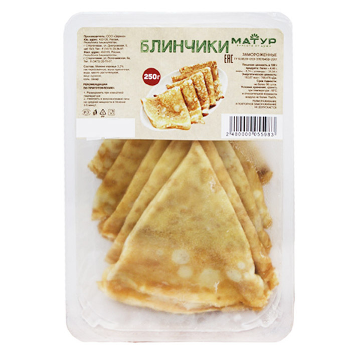 Блинчики заморож конт