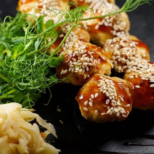 Запеченный ролл Терияки лосось