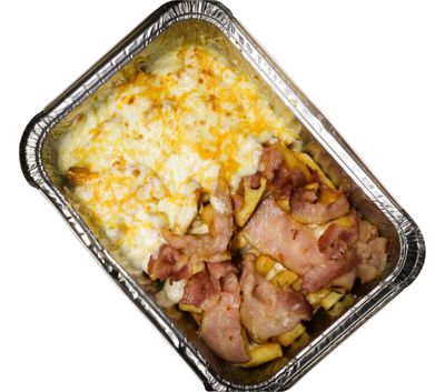 Картофель фри с беконом