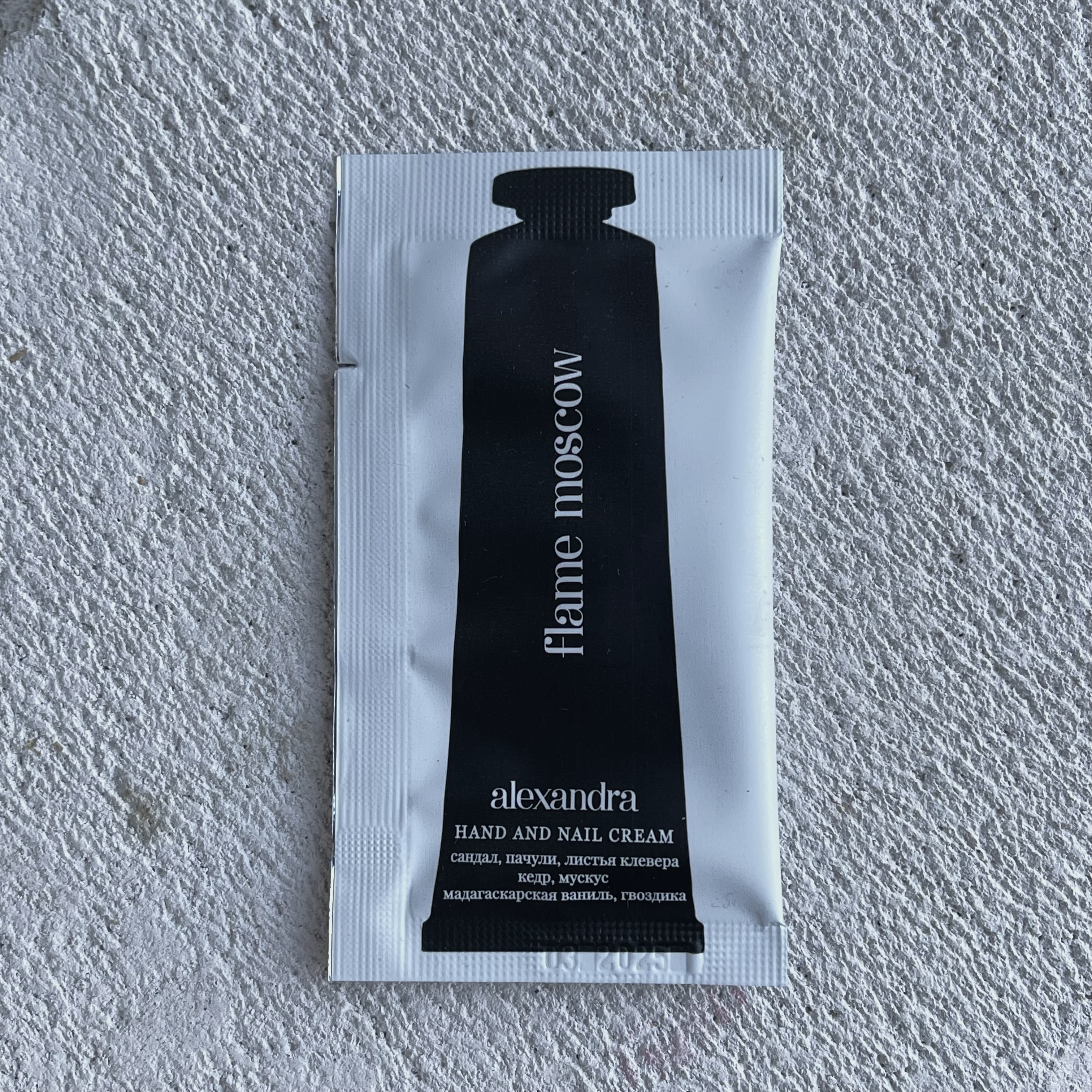 Тестер крема для рук Flame Moscow аромат Alexandra