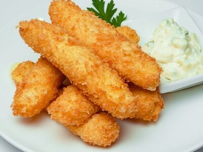 Креветки, жаренные в темпуре