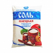 Соль Илецкая пищевая йодированная  в/с