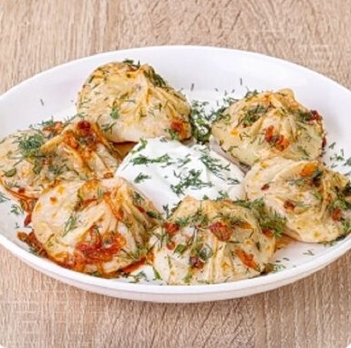 Манты с говядиной