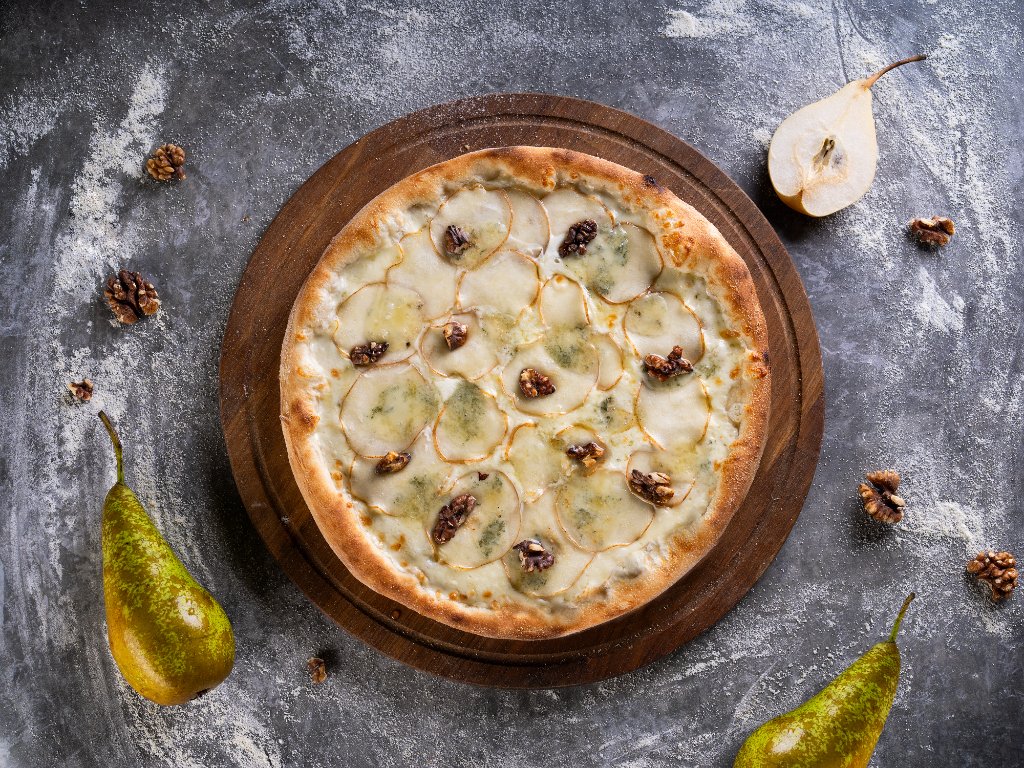 С грушей и горгонзолой