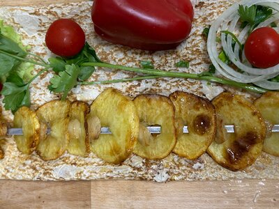 Картошка с курдюком