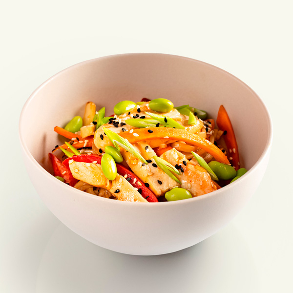 Вок с КУРИЦЕЙ и соусом Пад-тай